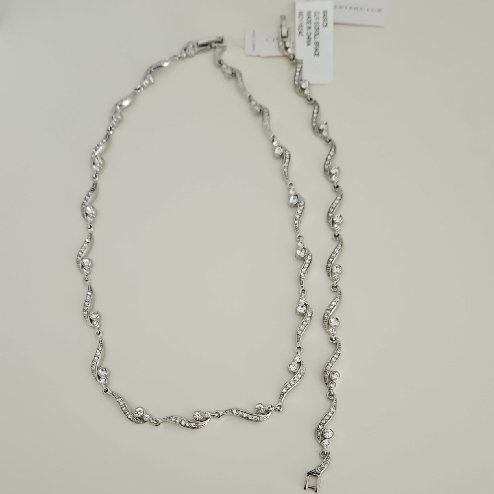 Macy's Charter Club Costume Jewelry Necklace and Bracelet Set